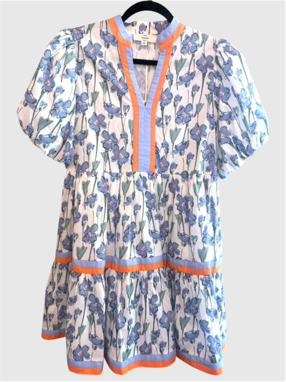 Entro Puff Sleeve Babydoll Dress Size S